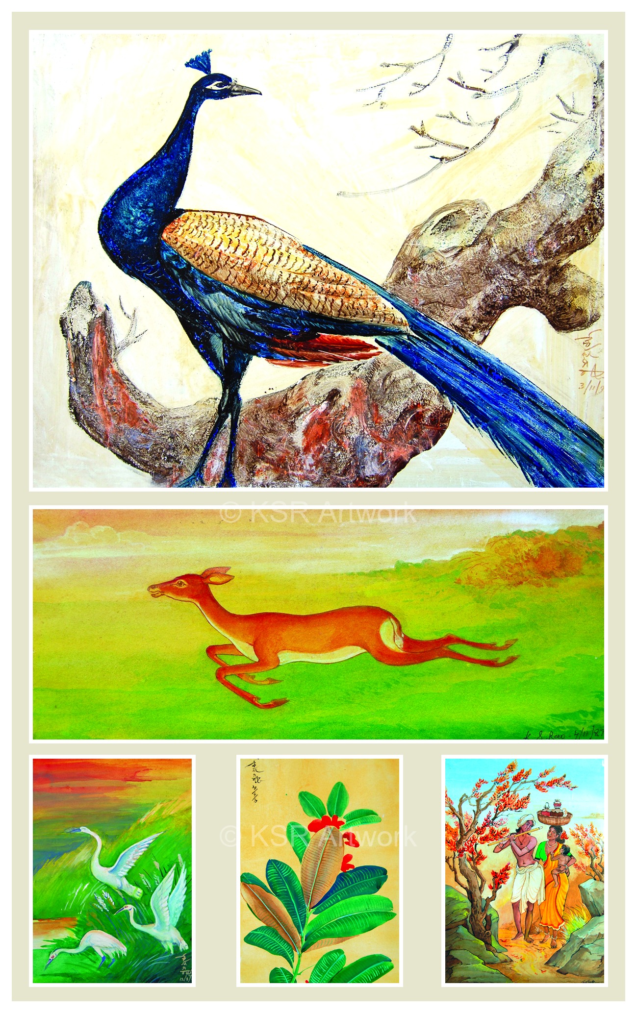 Painting by Kondapalli Seshagiri Rao